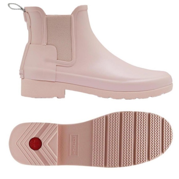 Sz 7. NWOT Hunter pink rain boots - Picture 1 of 7